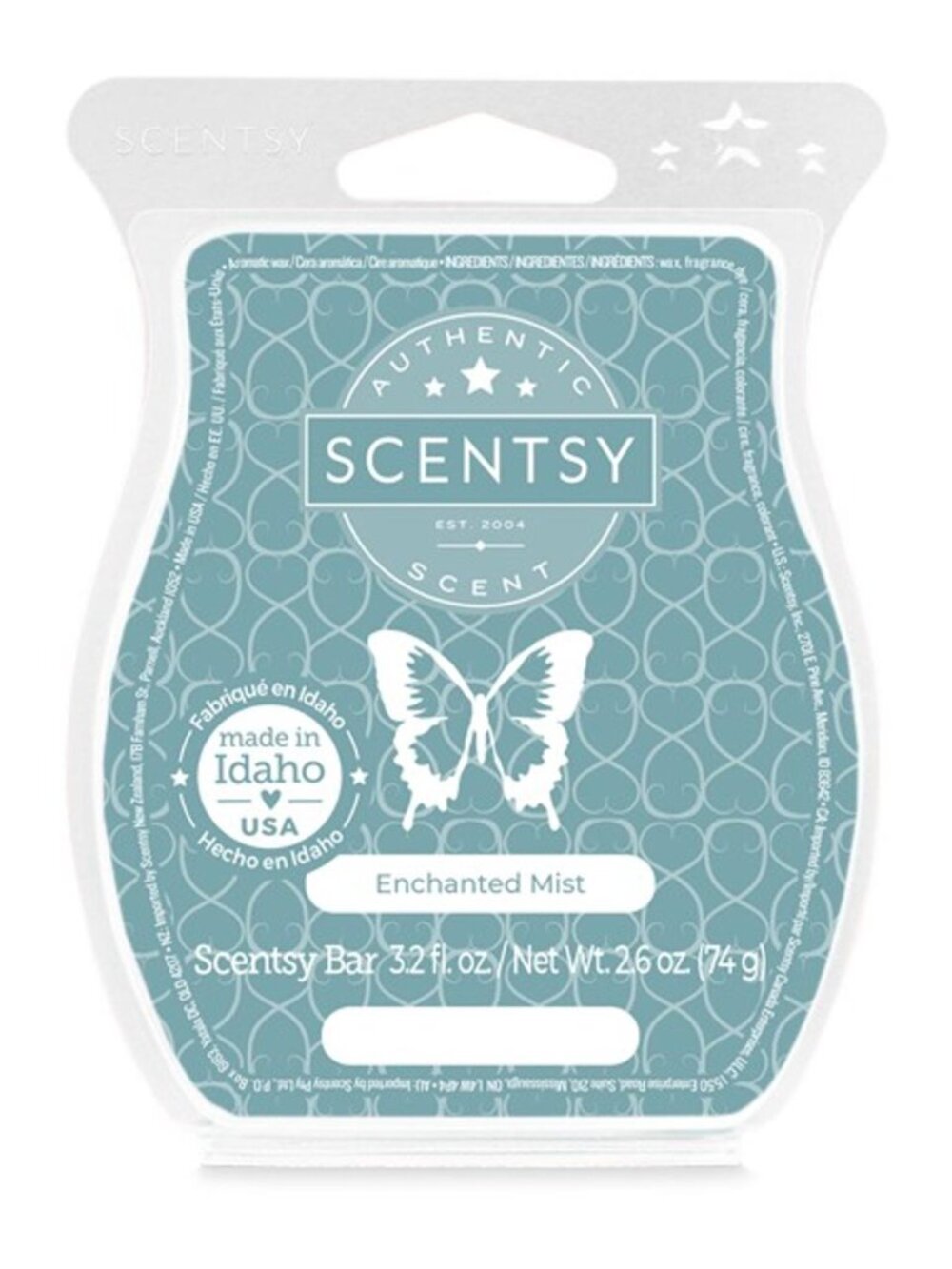 Scentsy ENCHANTED MIST Scented Wax Bar Melt New